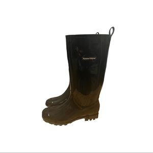 Planone glossy tall weatherproof boots